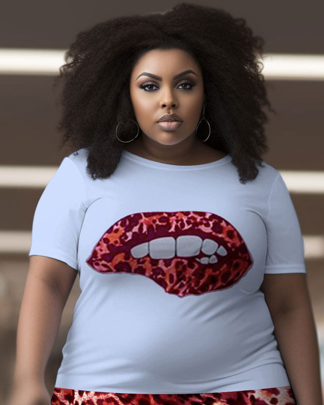 Big & Tall Graphic Graffiti Two-piece Set for big men view 2