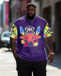 Big & Tall Graffiti Streetwear Jeans for big men