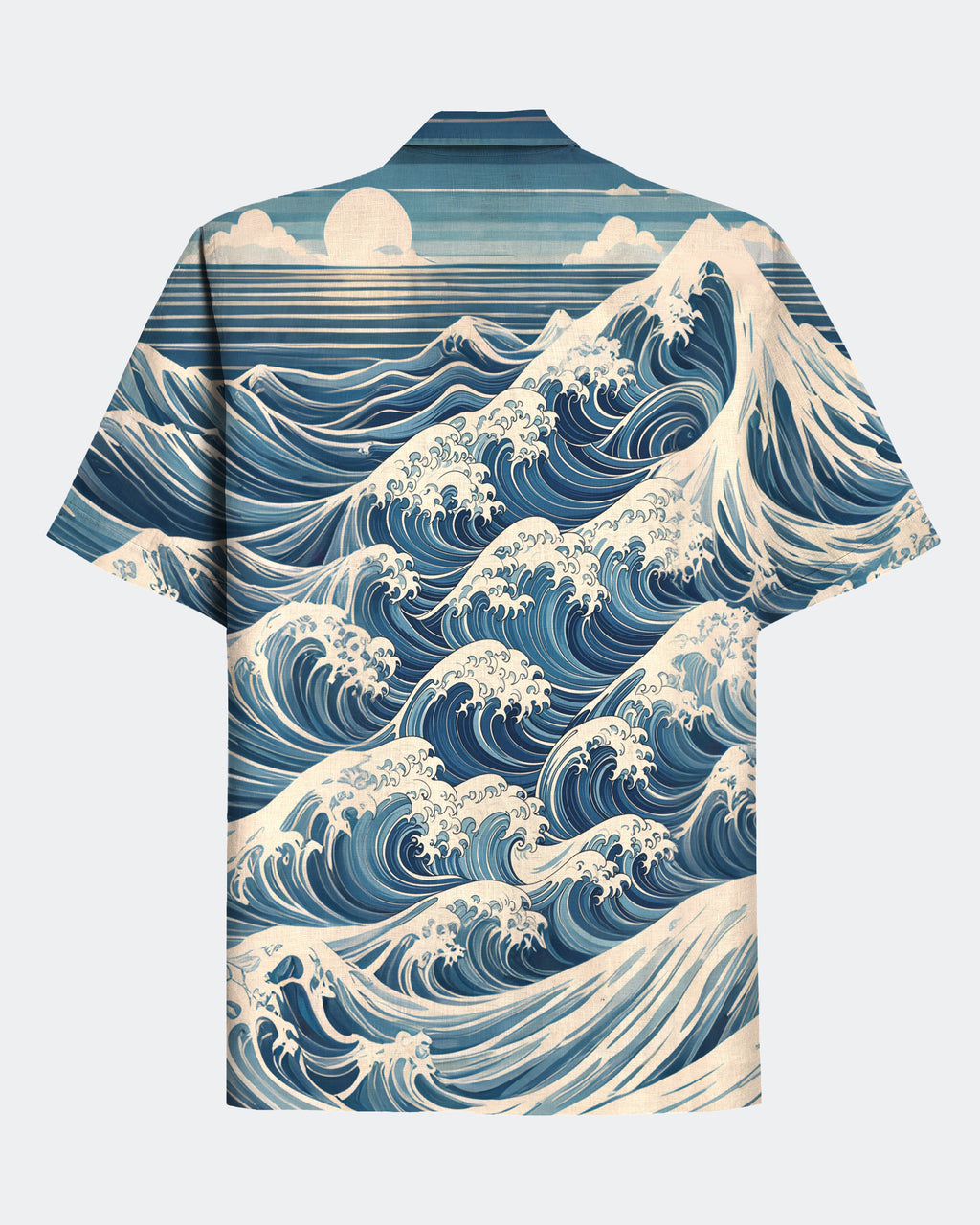 Big & Tall Hawaiian Graphic Short Sleeve Shirt for big men view 2