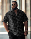 Big & Tall Business Casual Short Sleeve Shirt for big men view 1