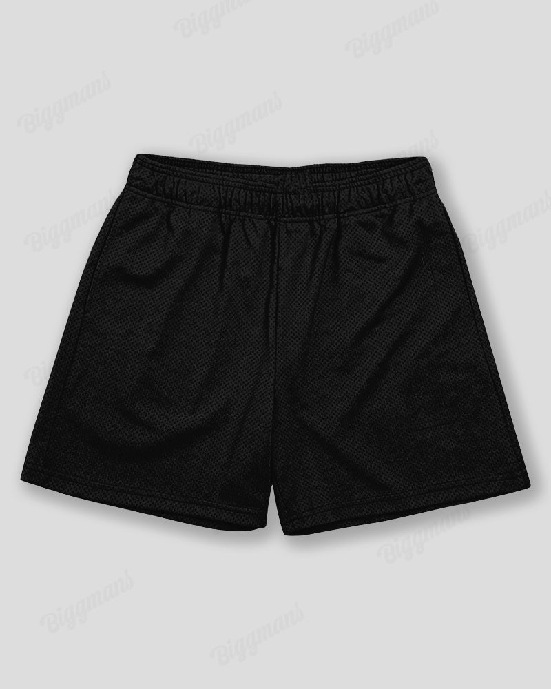 Big & Tall Solid Color Athletic Shorts for big men view 1