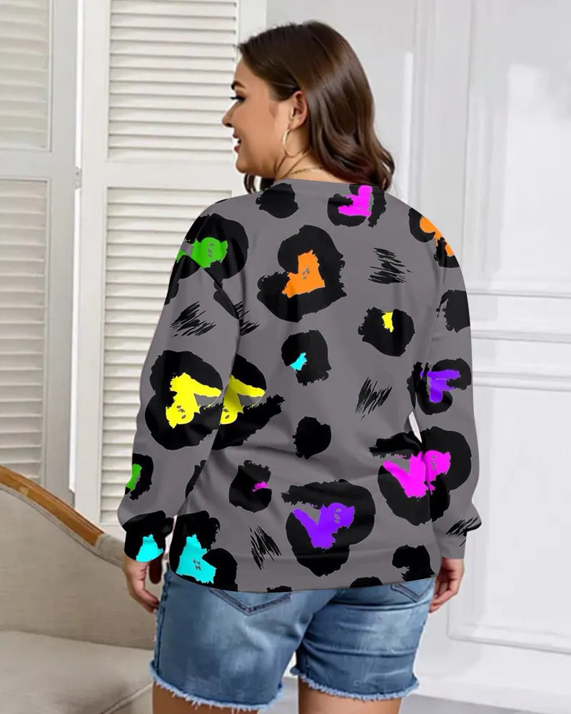 Big & Tall Gray Graffiti Men's Clothing for big men view 2