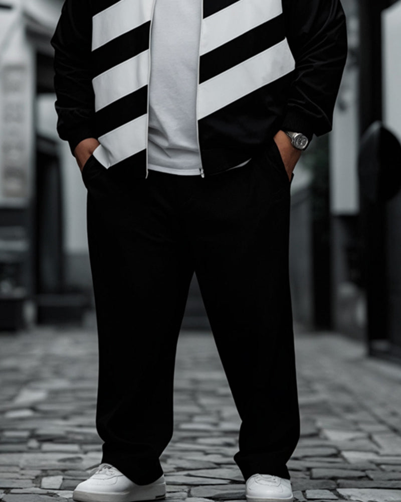 Big & Tall Athletic Two-piece Set for big men view 3