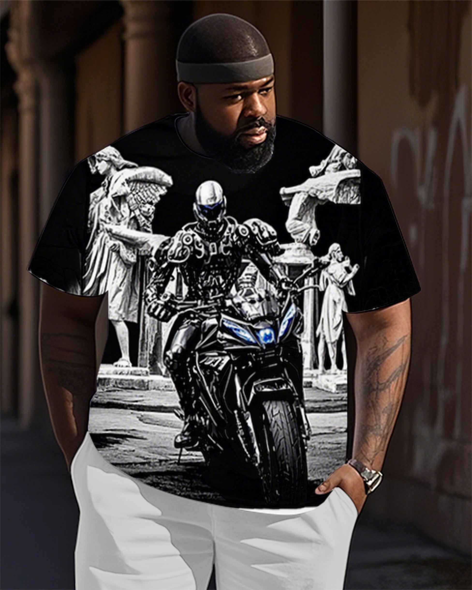 Big & Tall Graphic T-Shirt for big men view 1