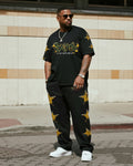 Big & Tall Streetwear Two-piece Set for big men view 1