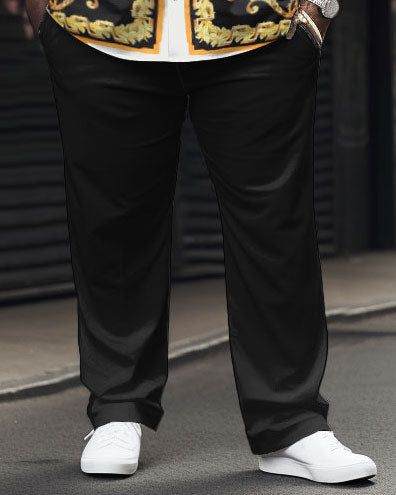 Big & Tall Patchwork Jeans for big men view 3