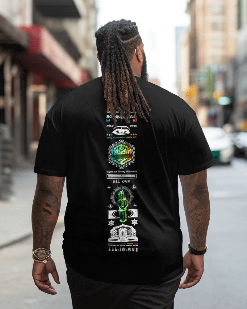 Big & Tall Streetwear T-Shirt for big men view 2