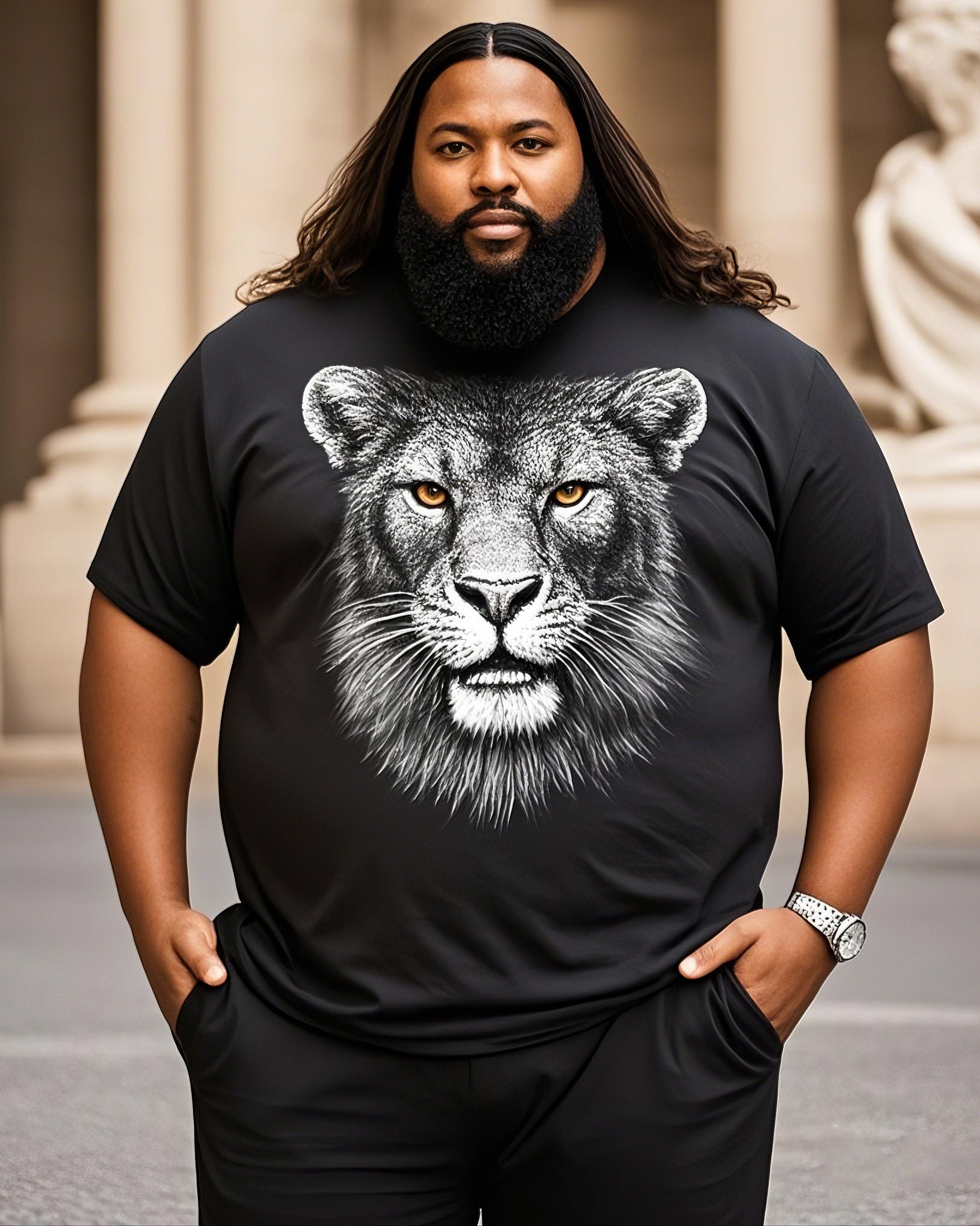 Big & Tall Graphic T-Shirt for big men