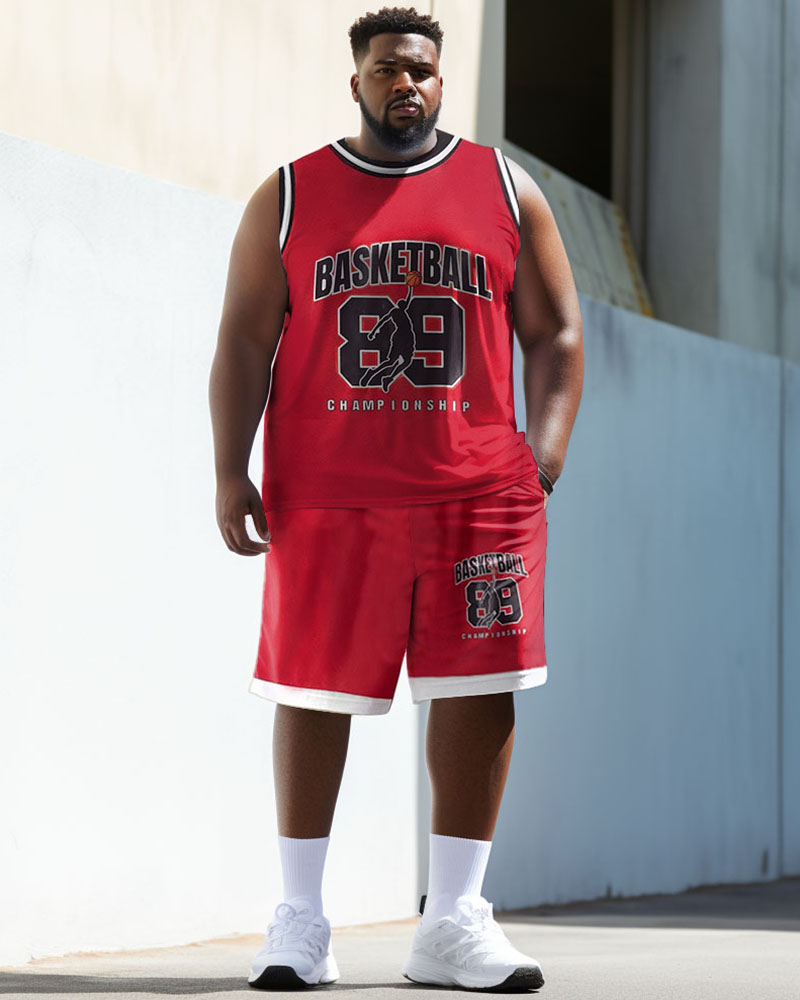 Big & Tall Athletic Tank Top for big men view 2