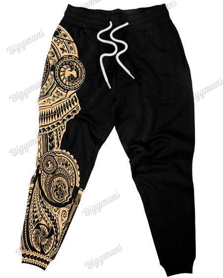 Big & Tall Streetwear Hoodie Sweatpants Set for big men view 3