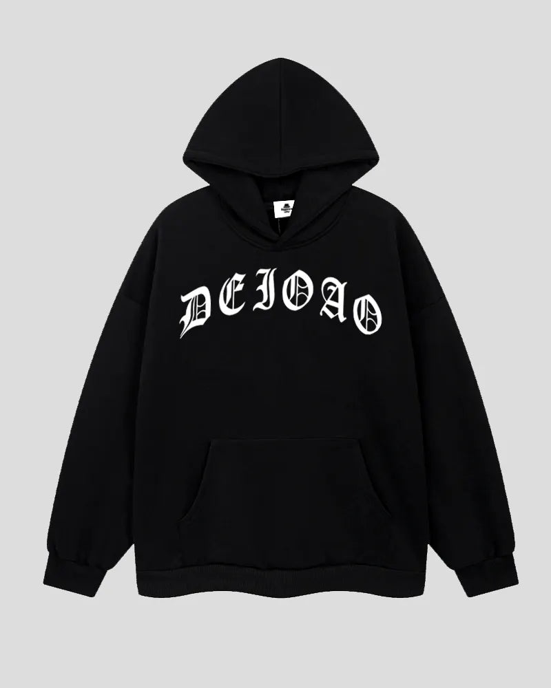 Big & Tall Athletic Streetwear Hoodie for big men view 4