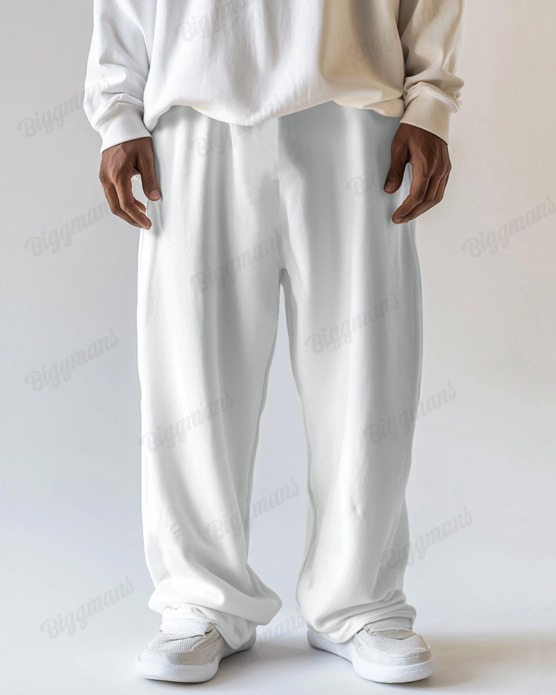 Big & Tall Solid Color Streetwear Jogging Pants for men view 8