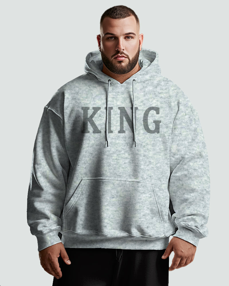 Big & Tall Graphic Hoodie for big men view 1