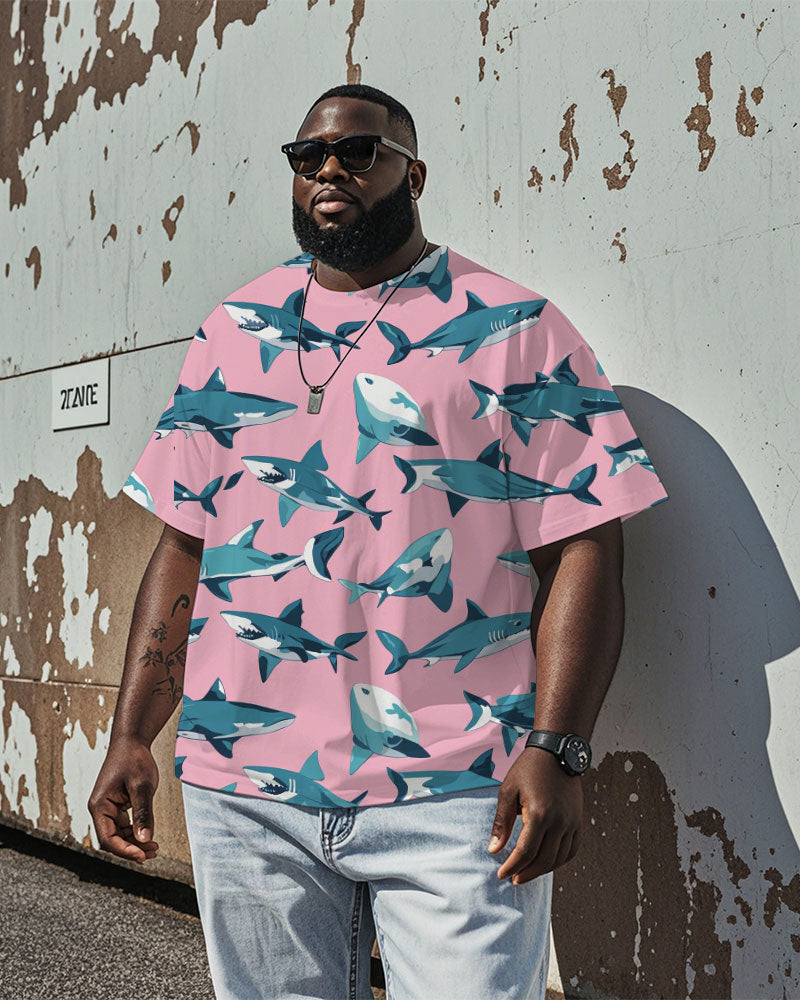 Big & Tall Hawaiian T-Shirt for big men