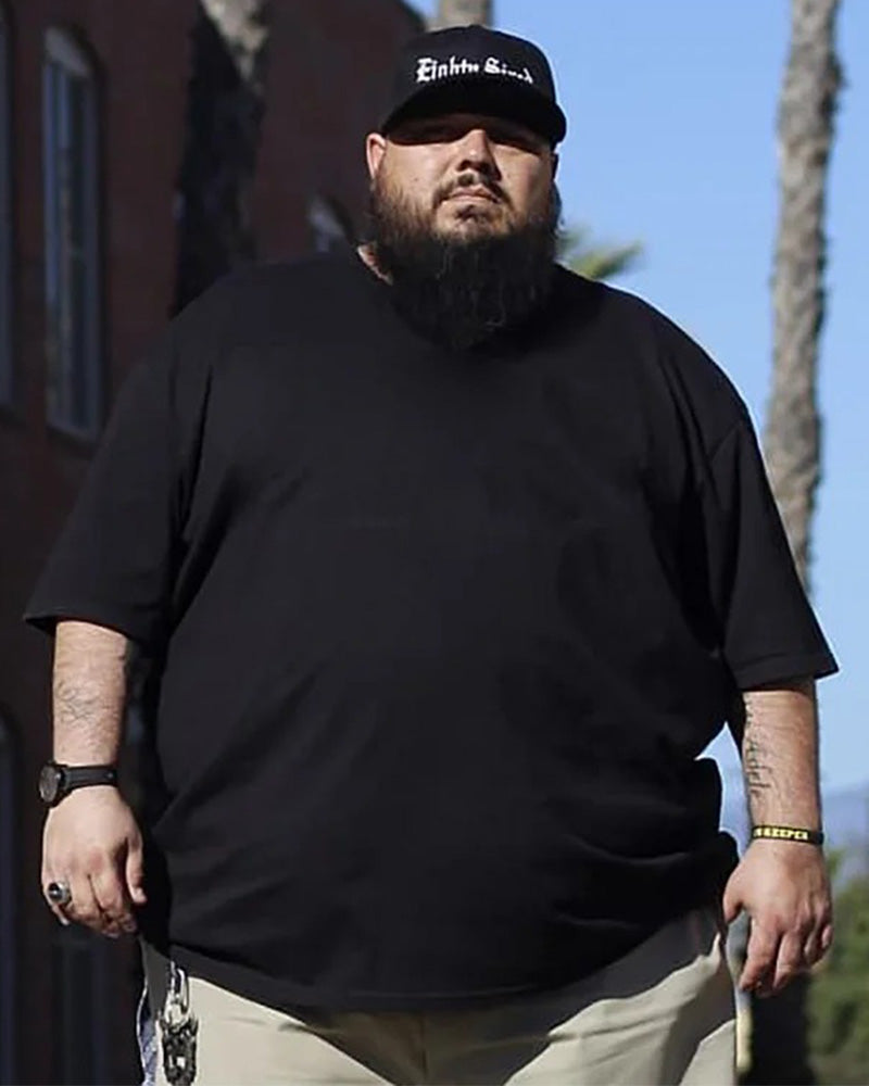 Big & Tall Solid Color T-Shirt for big men view 1