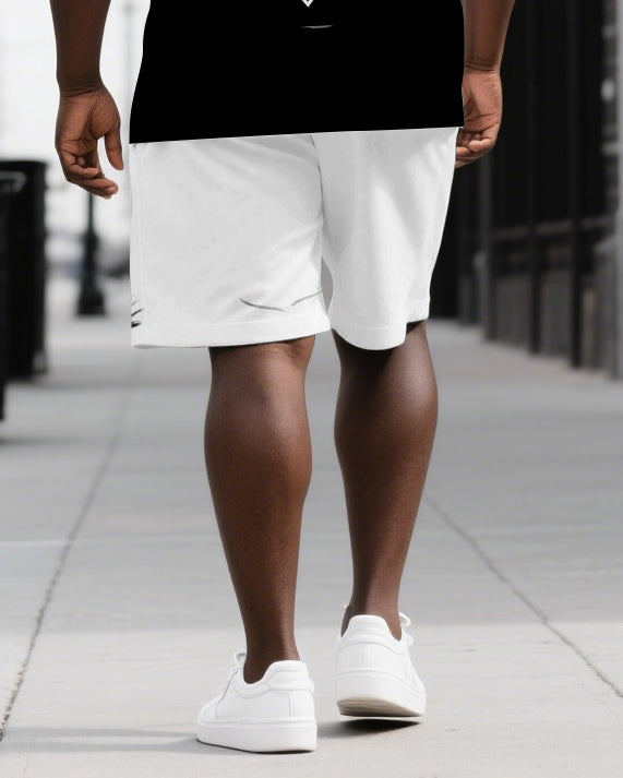 Big & Tall Graphic Skull Two-piece Set for big men view 3