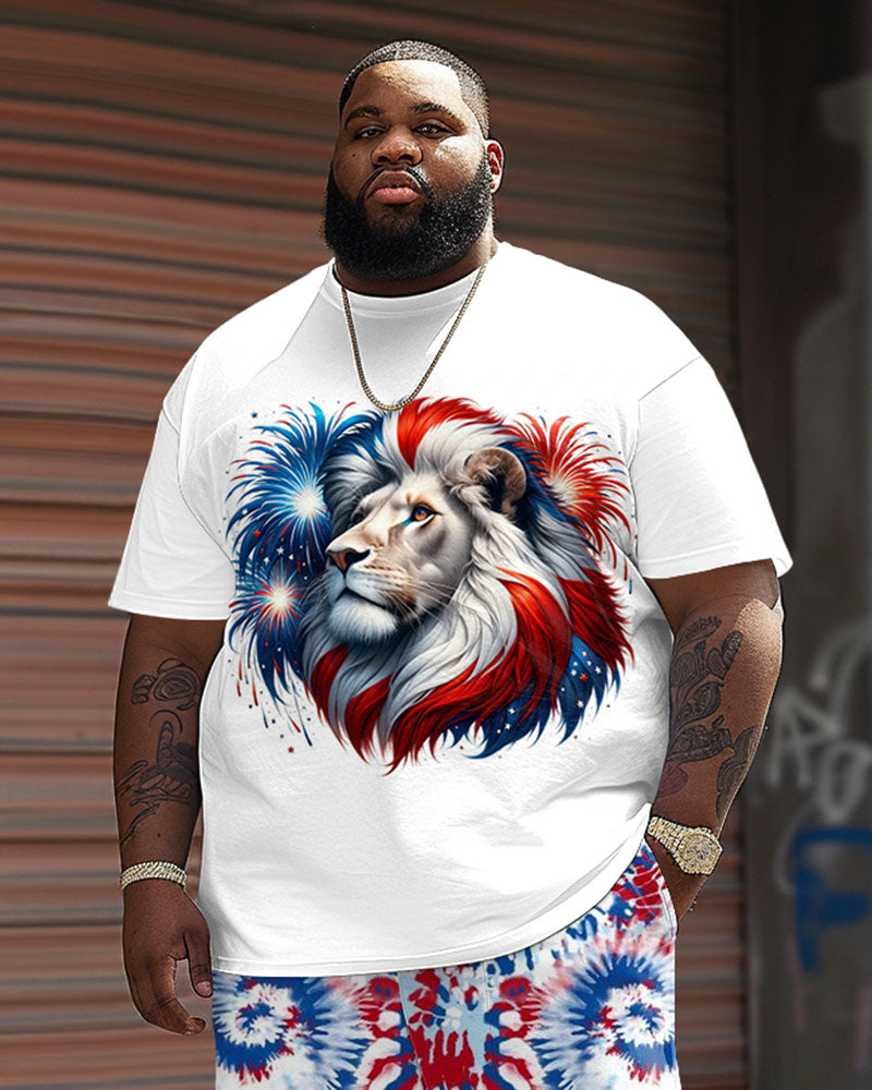 Big & Tall Graphic Two-piece Set for big men view 3