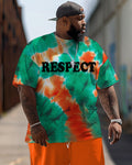Big & Tall Graphic Two-piece Set for big men view 2