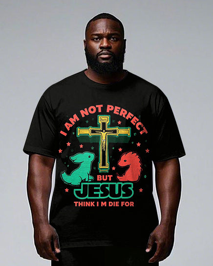 Big & Tall Streetwear T-Shirt Shorts Set for big men view 2