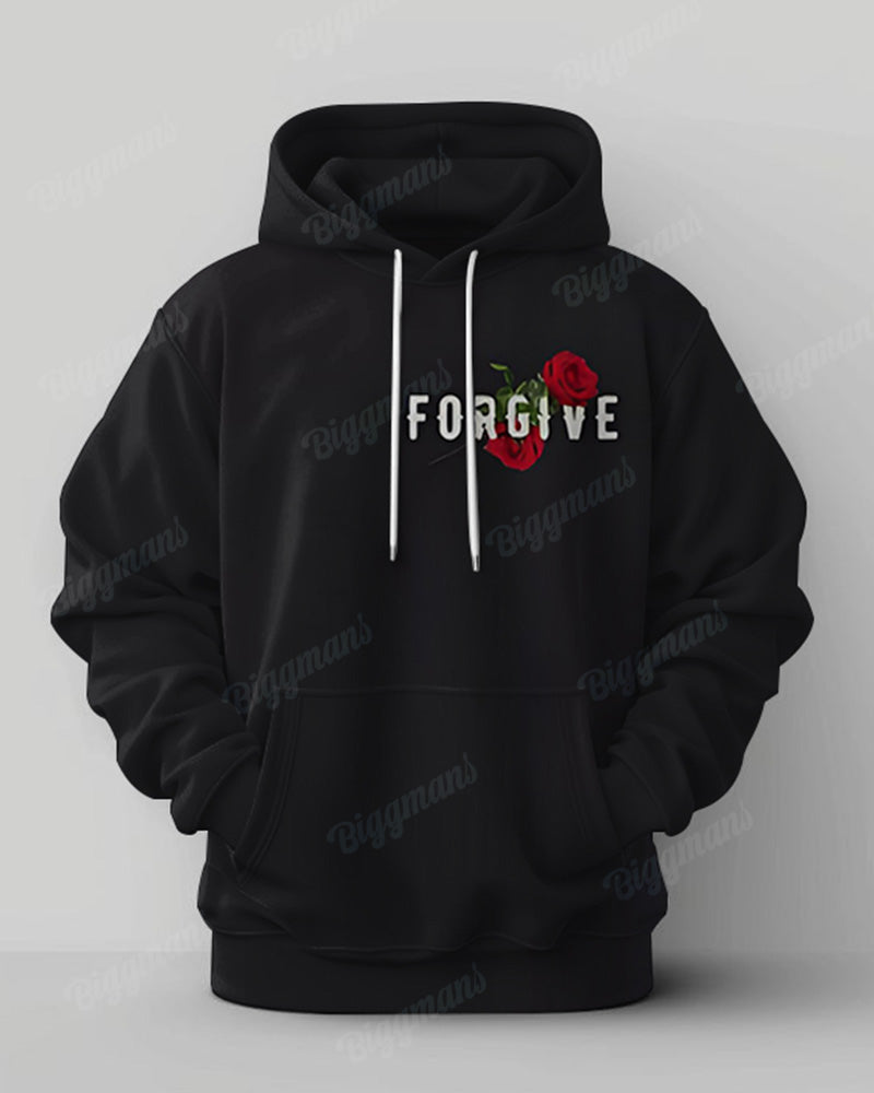 Big & Tall Graphic Hoodie Sweatpants Set for big men view 3