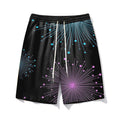 Big & Tall Graphic Splash Ink Athletic Shorts for big men