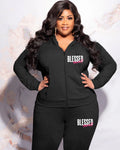 Big & Tall Hoodie Sweatpants Set for big men view 2