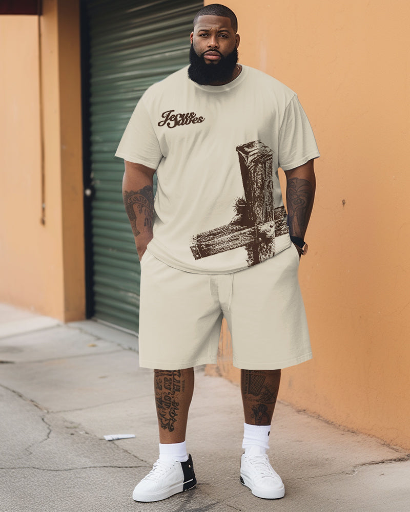 Big & Tall Graphic Two-piece Set for big men view 1