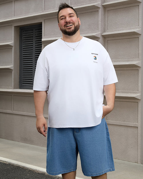 Big & Tall Denim Solid Color Jeans for big men view 1