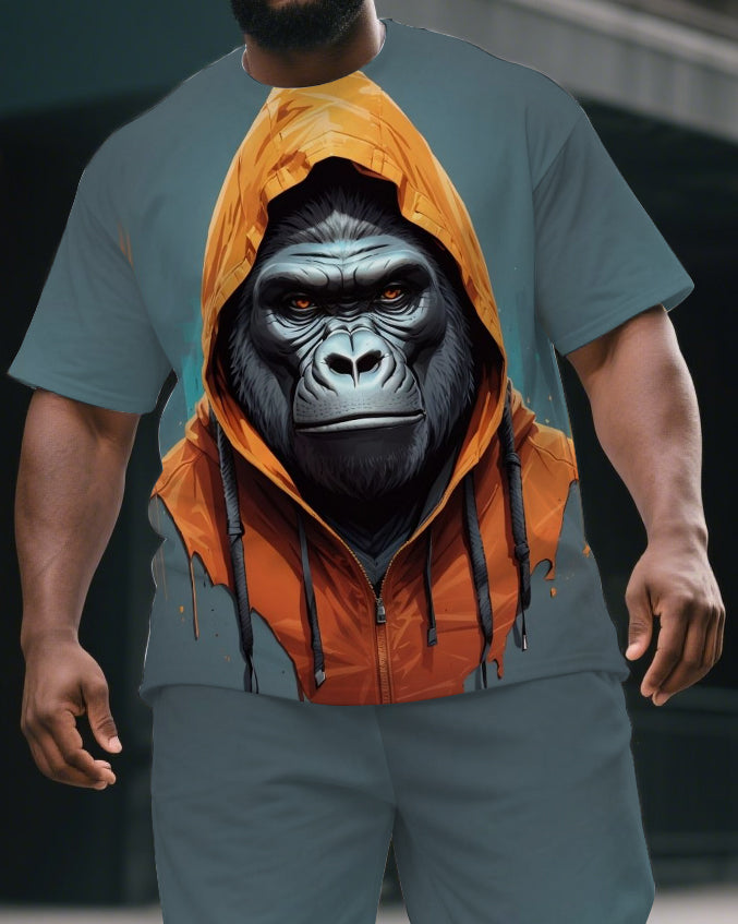 Big & Tall Streetwear Hoodie for big men view 2