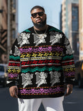 Big & Tall Colorblock Streetwear Men's Clothing for big men