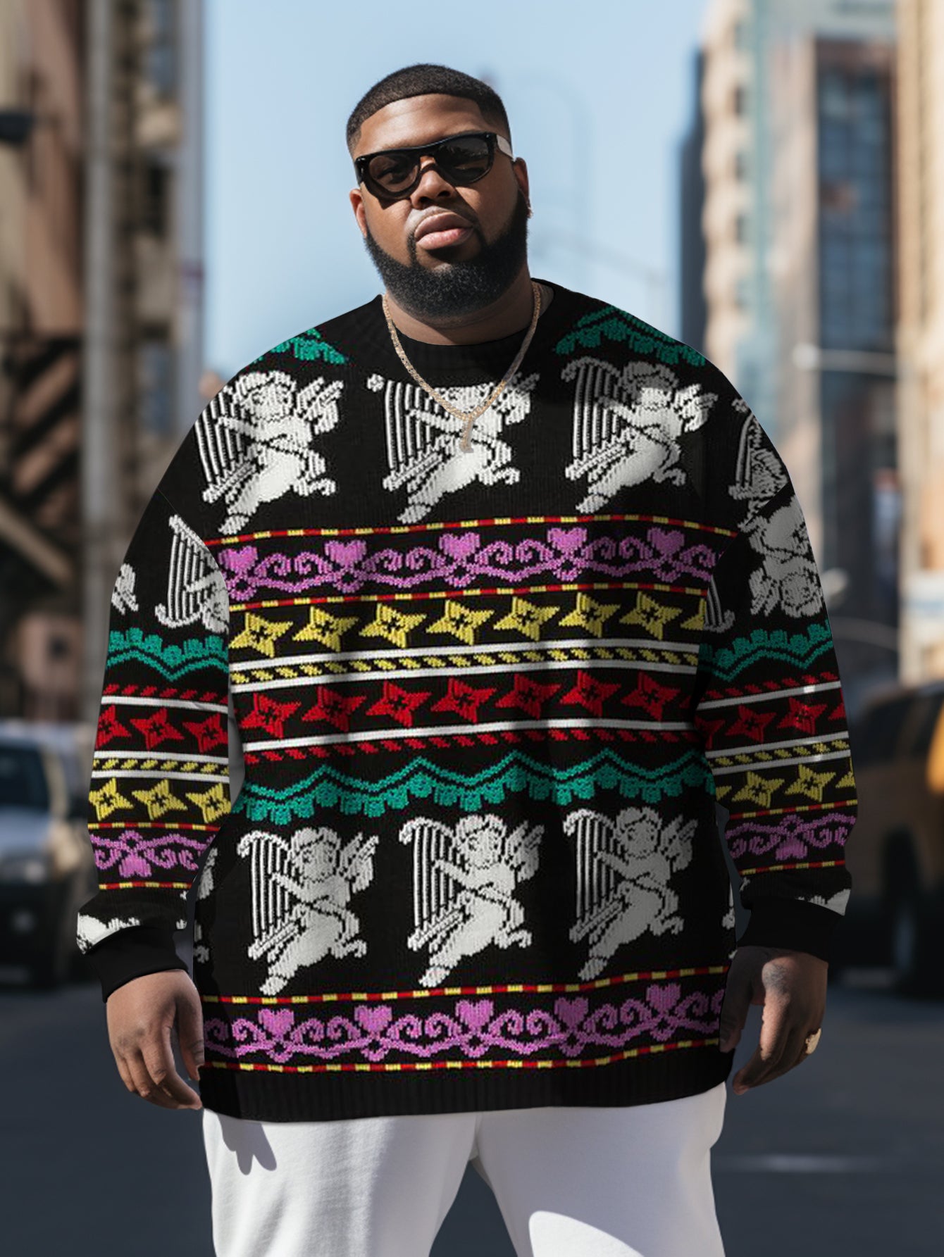 Big & Tall Colorblock Streetwear Men's Clothing for big men
