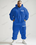 Big & Tall Graphic Hoodie Sweatpants Set for big men view 1