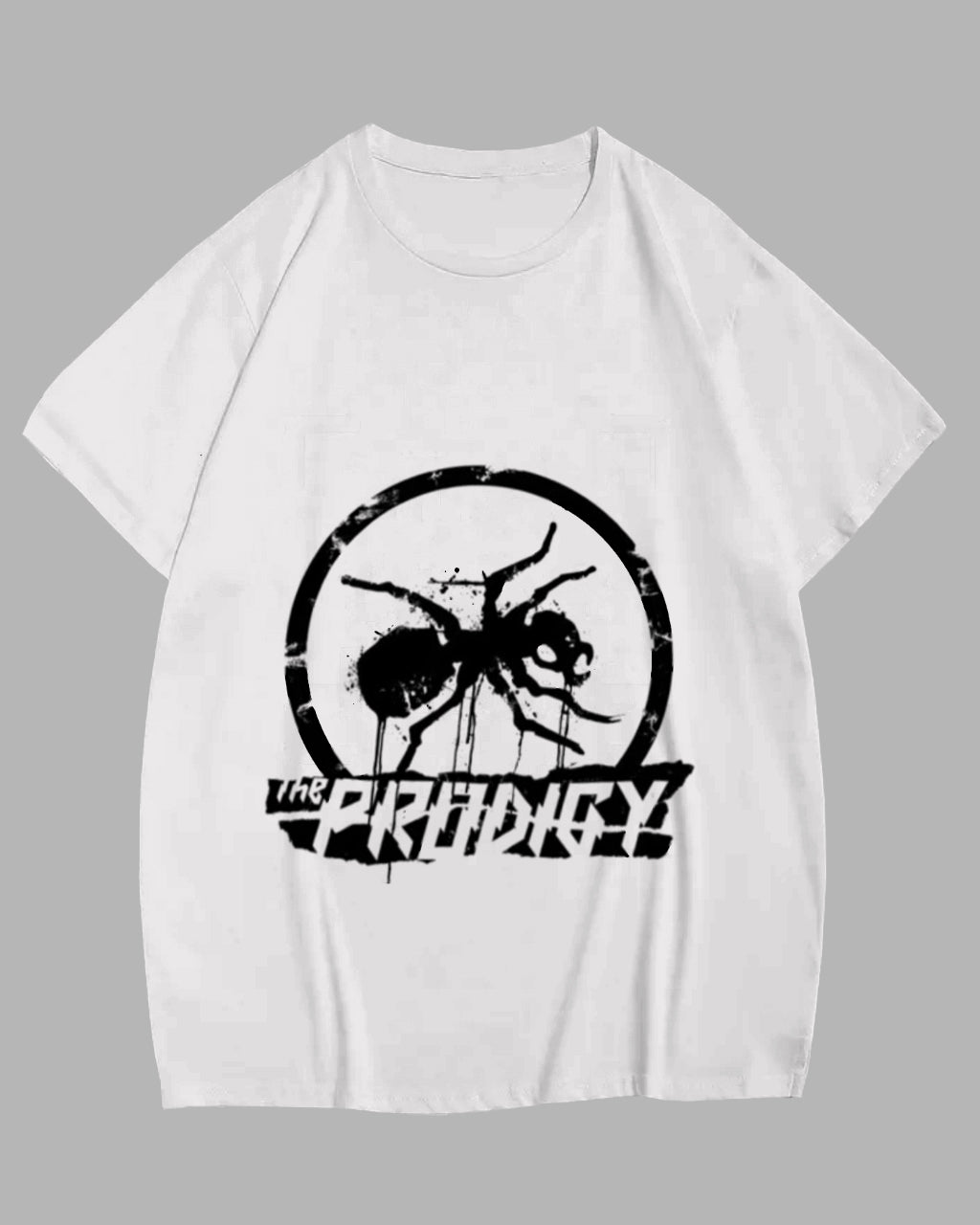 Big & Tall White Graphic T-Shirt for big men