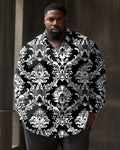 Big & Tall Vintage Shirt Pants Set for big men