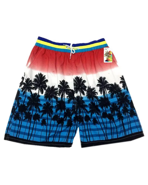 Big & Tall Hawaiian Gradient Shorts for big men