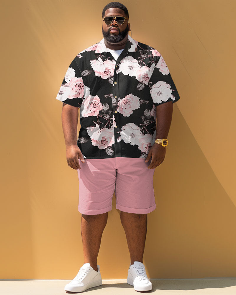 Big & Tall Graphic Floral Jeans for big men view 2