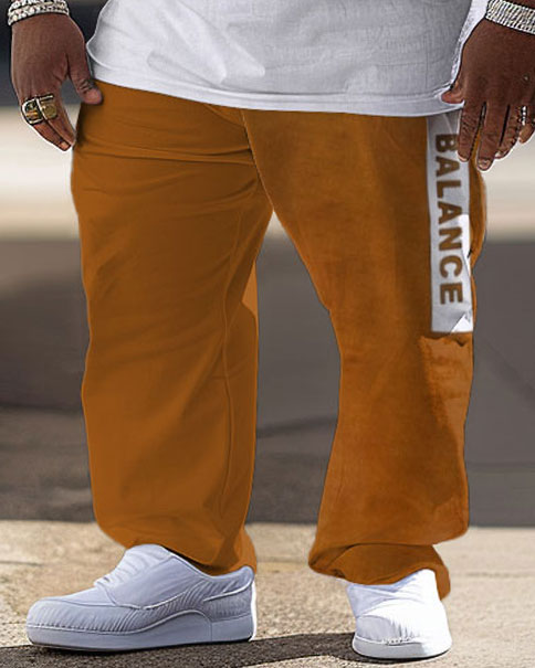 Big & Tall Streetwear Two-piece Set for big men view 3
