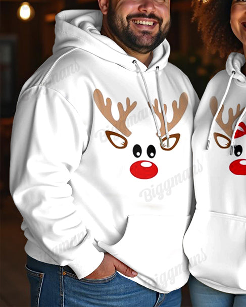 Big & Tall Graphic Hoodie Sweatpants Set for big men view 2