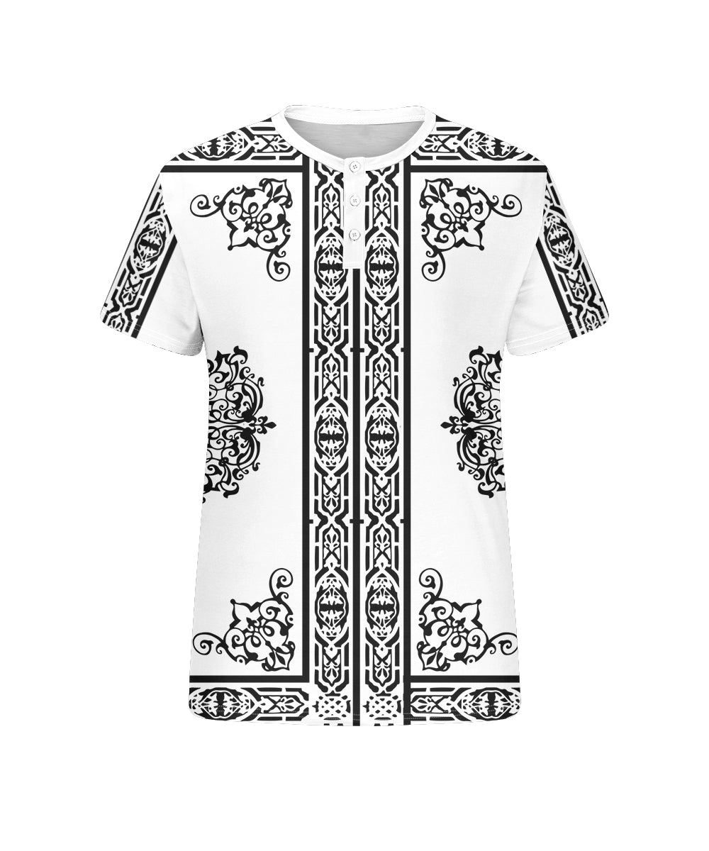 Big & Tall White Vintage T-Shirt for big men view 4