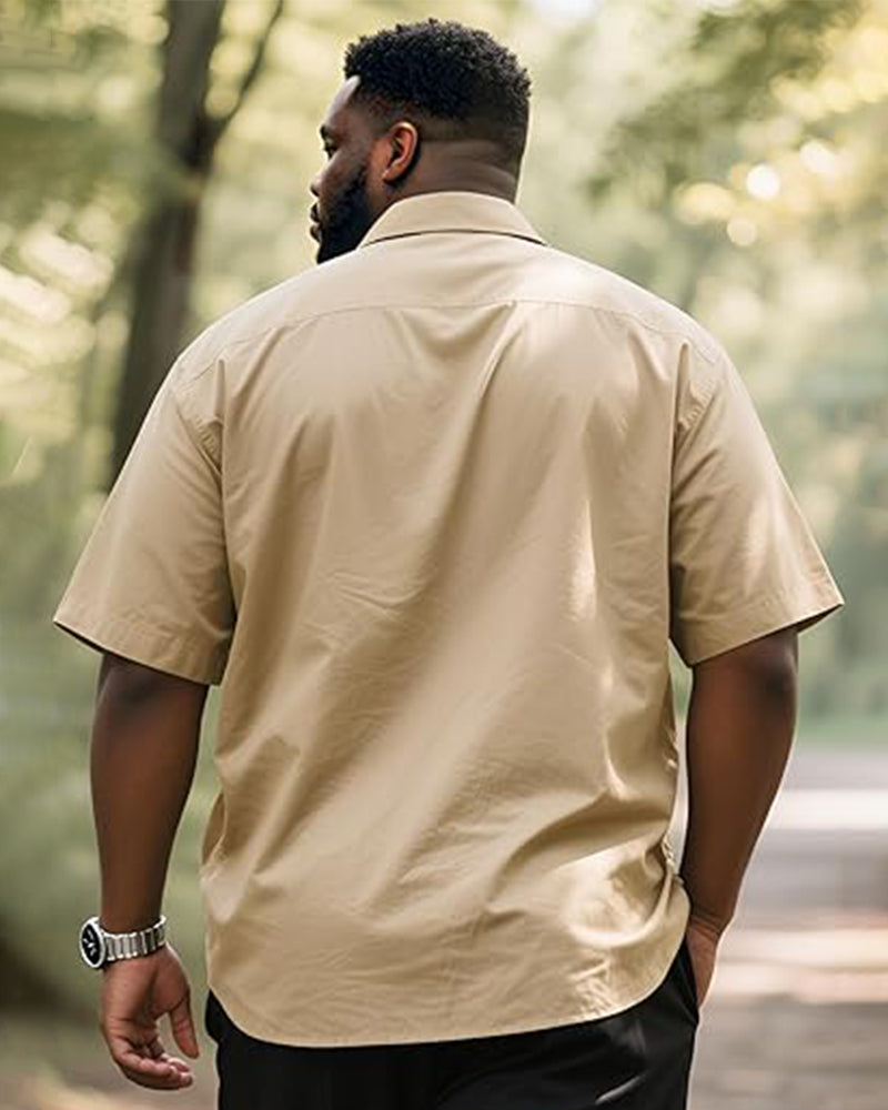 Big & Tall Hawaiian Short Sleeve Shirt for big men view 6