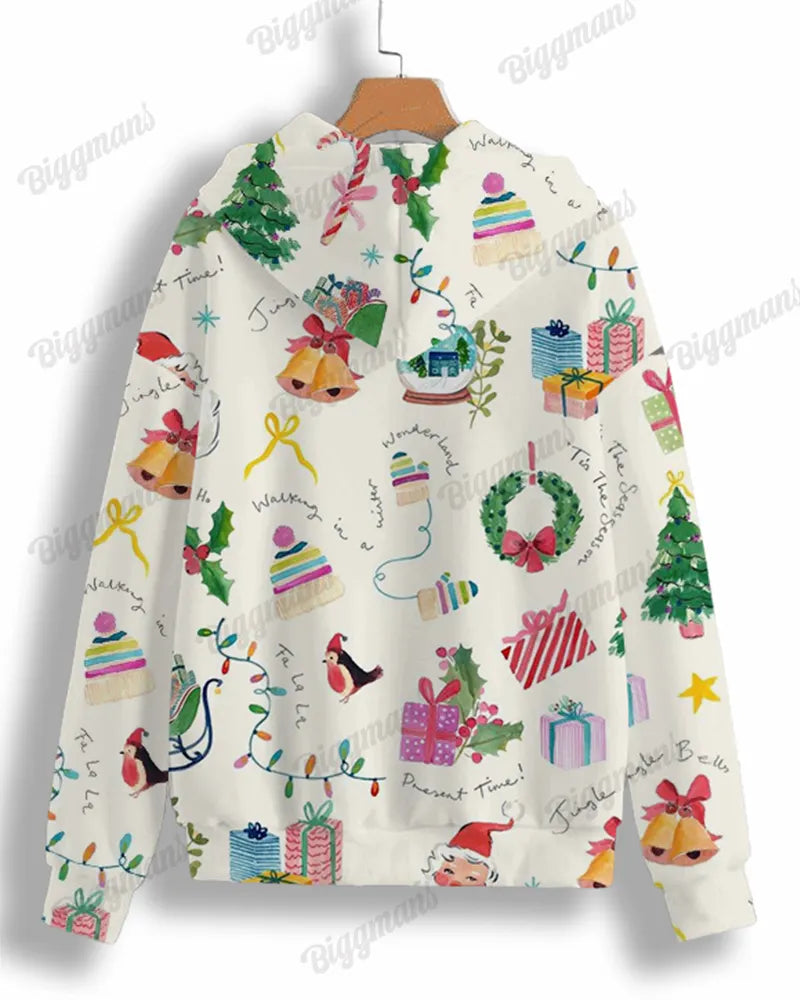 Big & Tall Graphic Hoodie for big men view 3