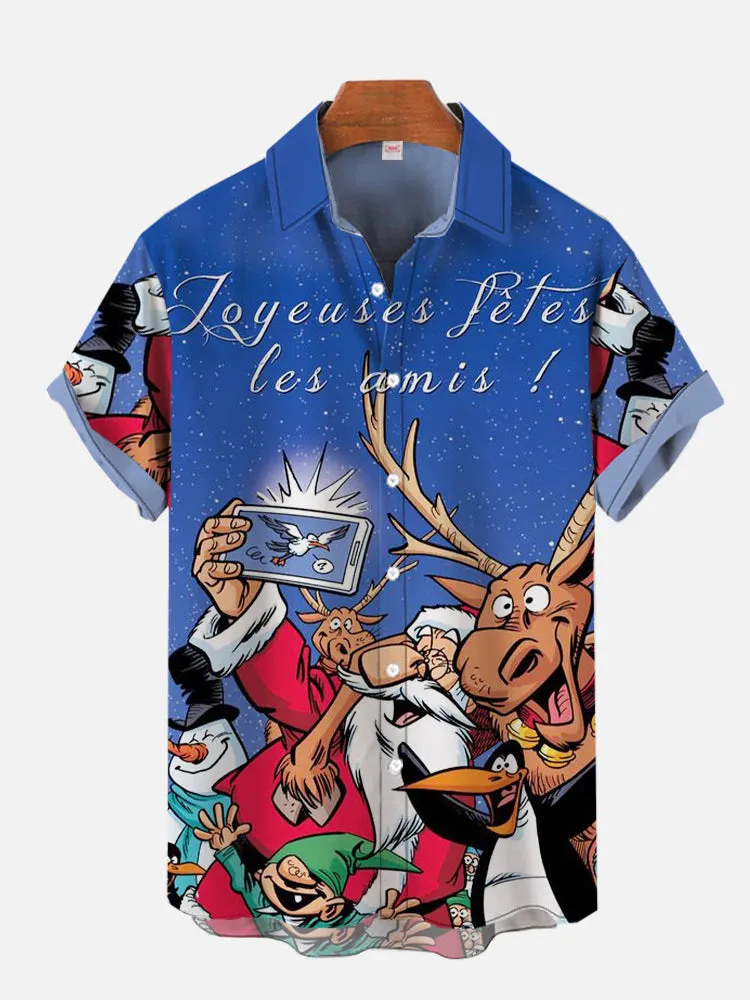 Big & Tall Graphic Short Sleeve Shirt for big men view 2