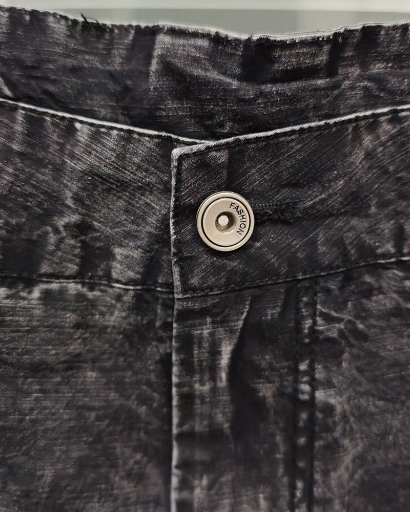 Big & Tall Black Denim Jeans for big men view 4