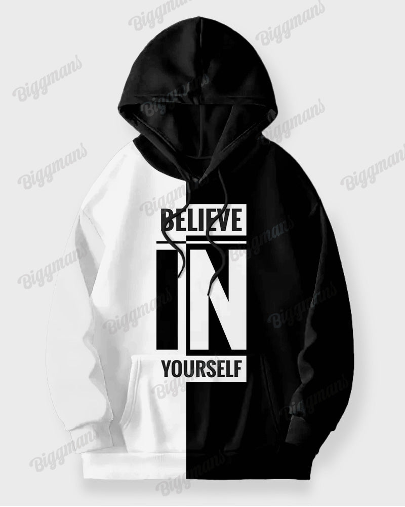 Big & Tall Streetwear Hoodie Sweatpants Set for big men view 2