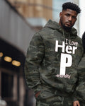 Big & Tall Camouflage Hoodie for big men view 2