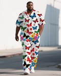 Big & Tall Streetwear T-Shirt Pants Set for big men view 1