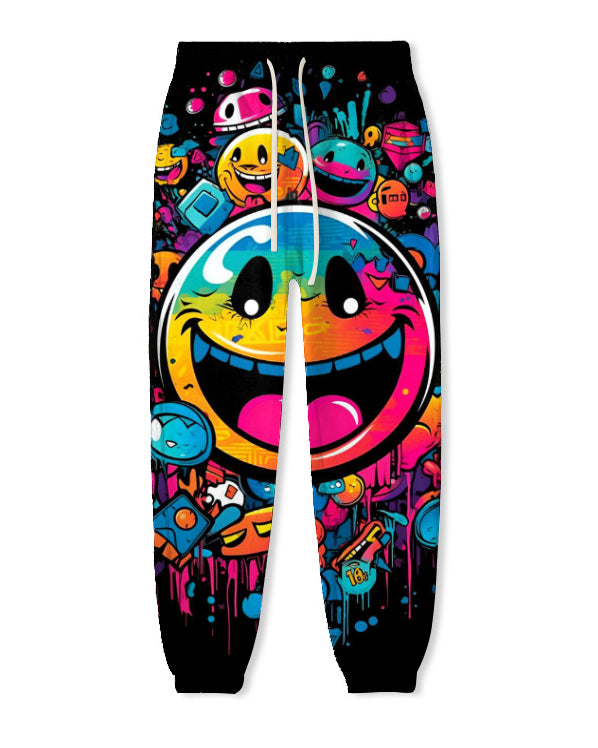 Big & Tall Graphic Graffiti Hoodie Sweatpants Set for big men view 6