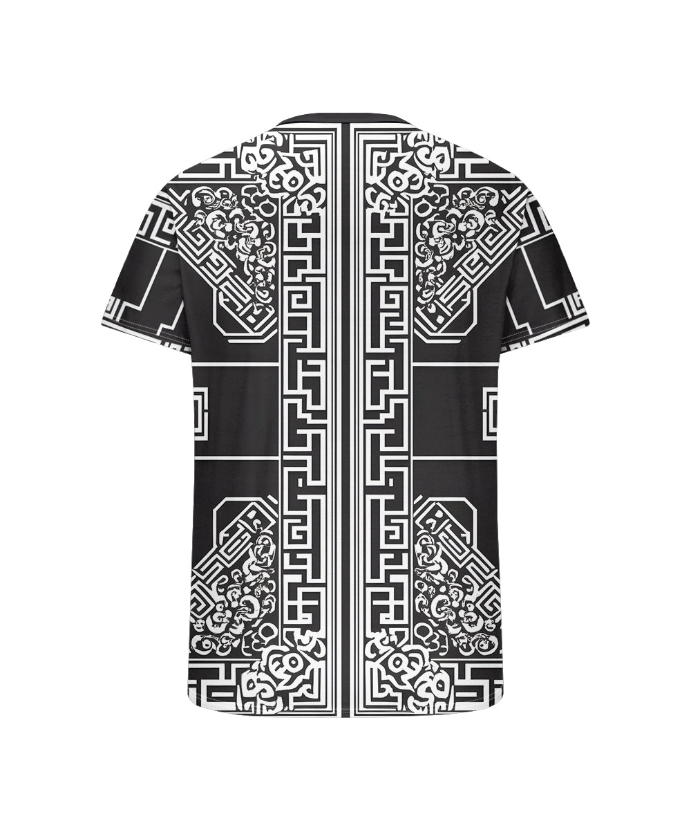 Big & Tall Black Vintage T-Shirt for big men view 5
