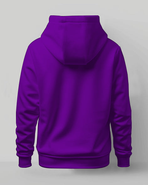 Big & Tall Purple Colorblock Hoodie for big men view 2