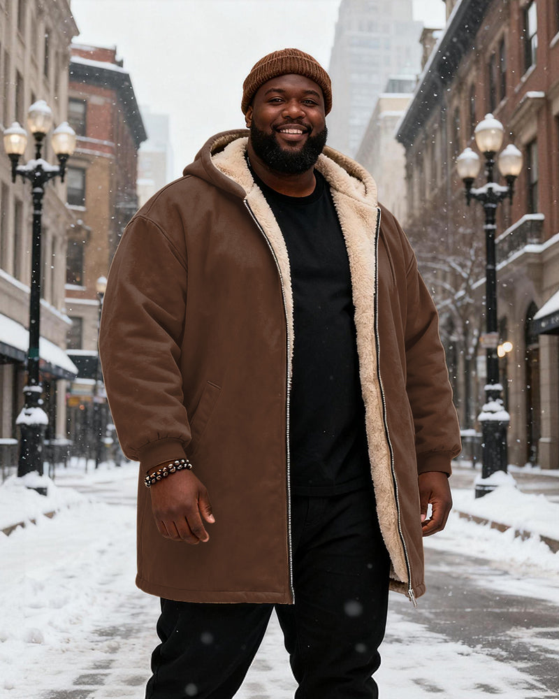 Big & Tall Solid Color Hoodie for big men view 10